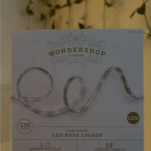 Wondershop Pure White LED Rope Lights